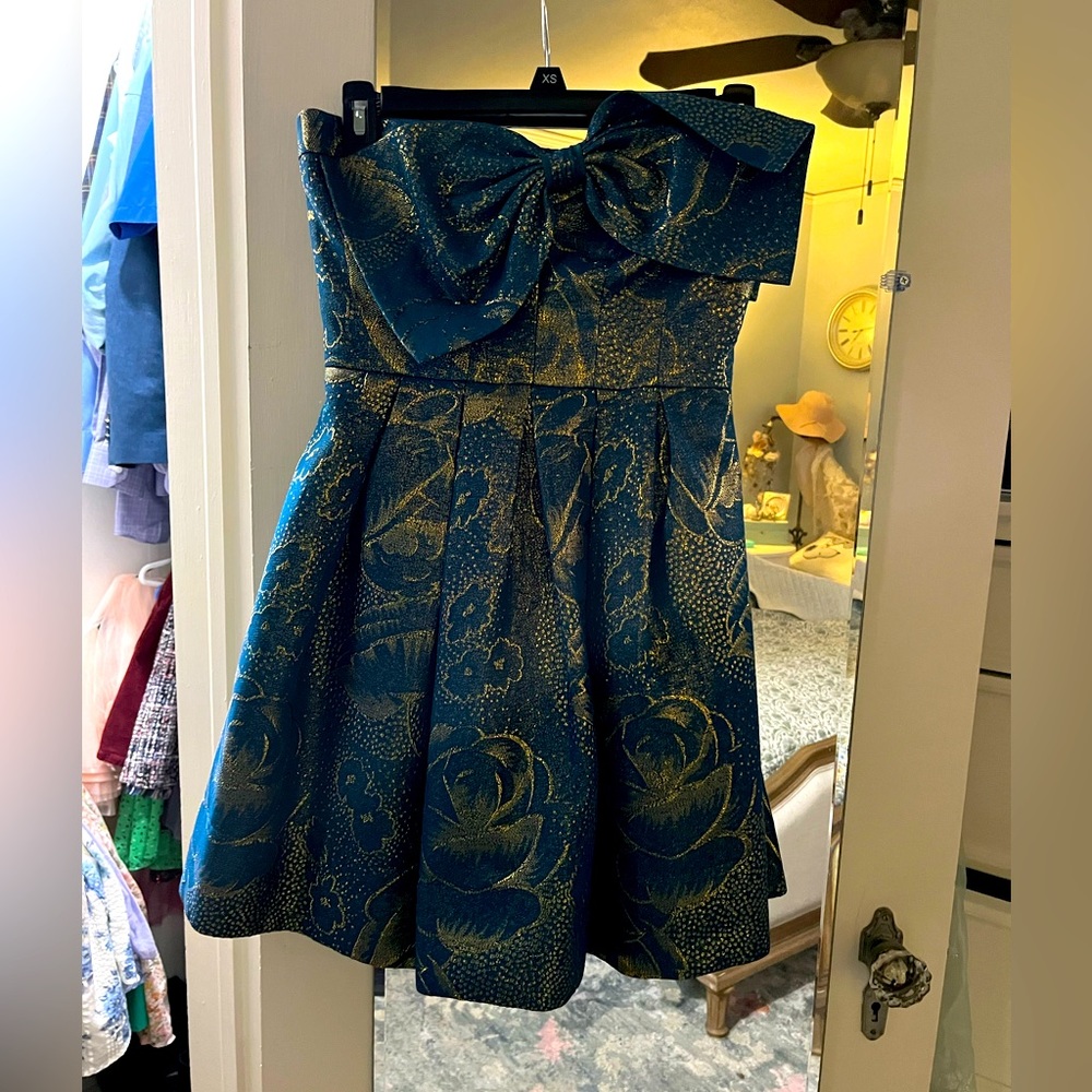 Rebecca Taylor Strapless Bow Dress - Picture 4 of 5